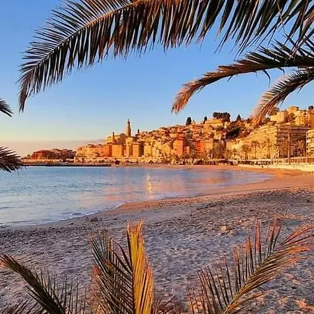 Appartement Les Rivages 2p Terrasse Parking Ac 50 M Menton
