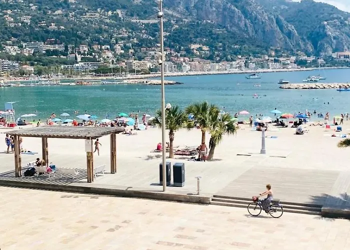 Les Rivages 2p Terrasse Parking Ac 50 M マントン